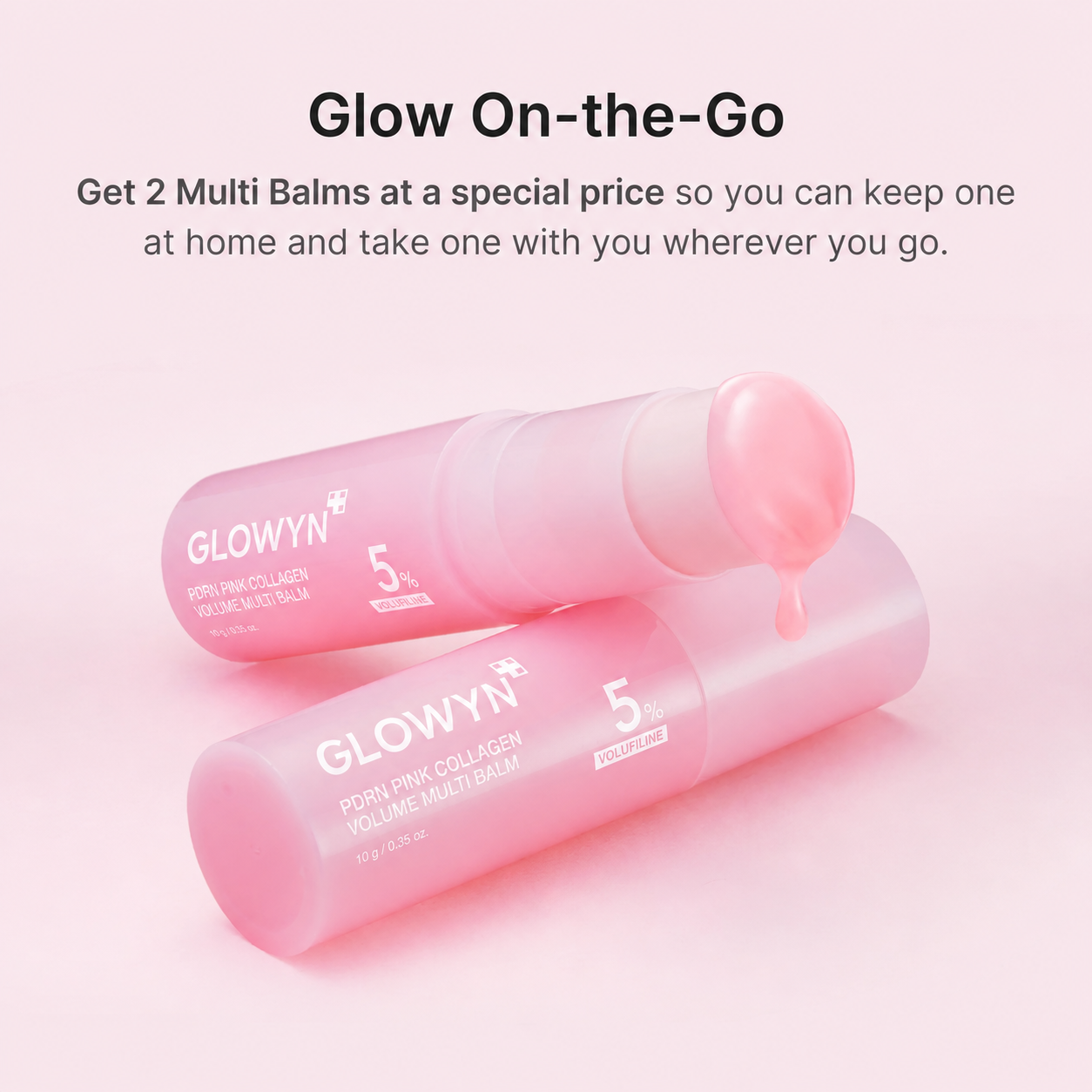 GLOWYN PDRN Pink Collagen Volume Volufiline Balm