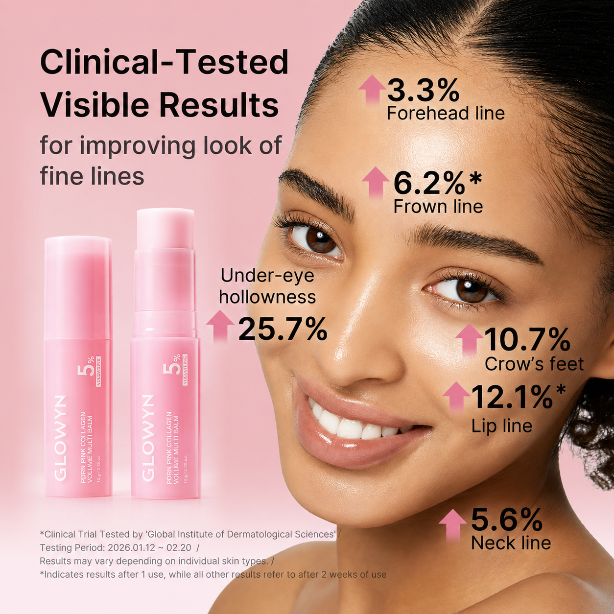 GLOWYN PDRN Pink Collagen Volume Volufiline Balm